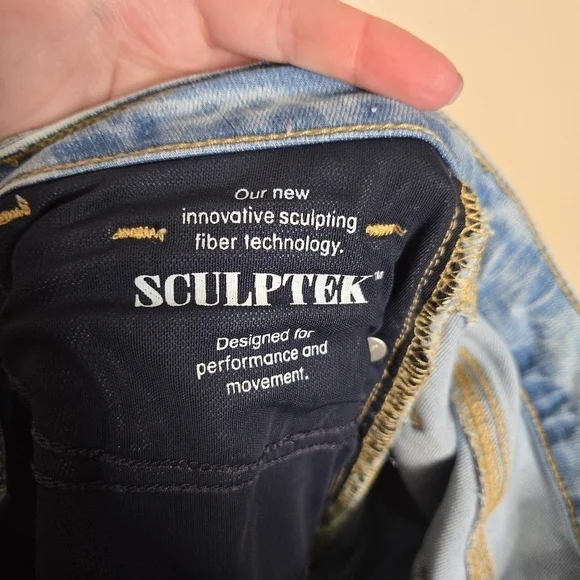 Athleta Sculptek Straight Leg Ankle Jean Light Wash - Picture 7 of 7